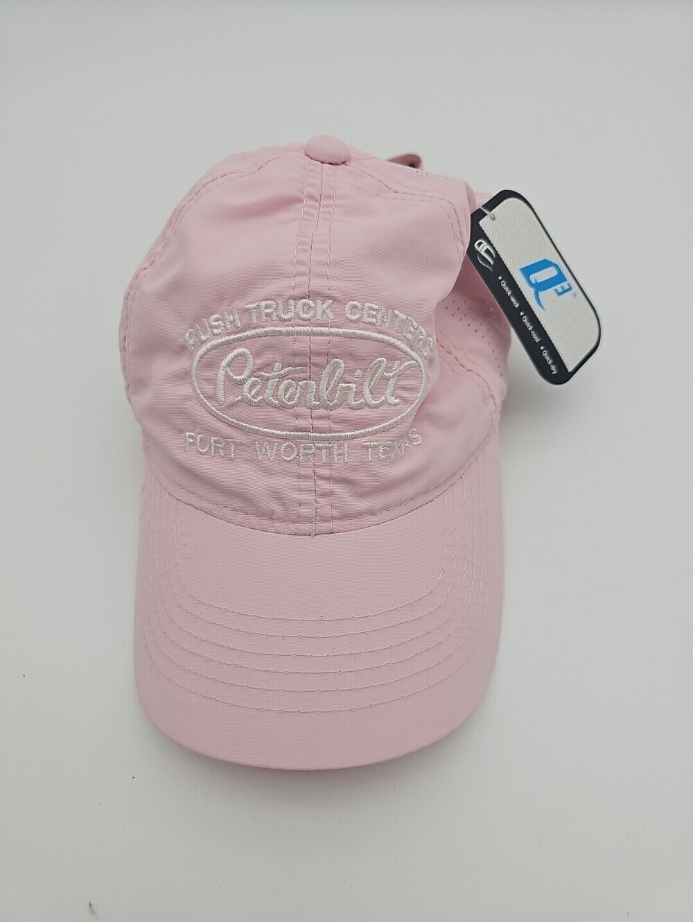 Peterbilt Pink and White Snapback Adjustable Truckers Hat Cap Fortworth Texas